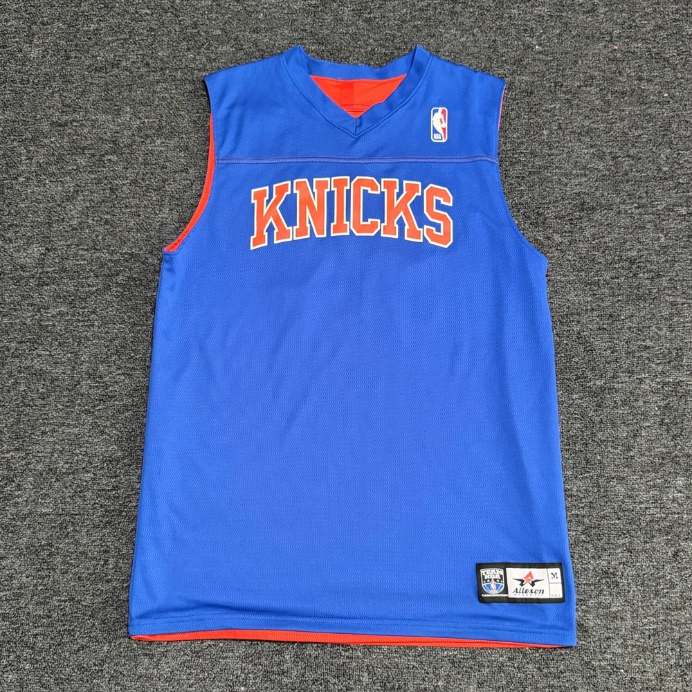 Knicks Youth Basketball Jersey - Blue/Orange Reversible Size Medium